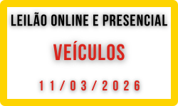 LEILÃO VEÍCULOS MARÇO - 11/03/2026