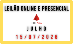 LEILÃO TRT JULHO - 15/07/2026