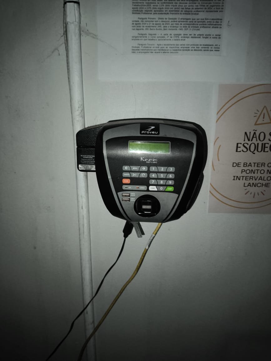 LOTE 12 - Ponto eletrônico