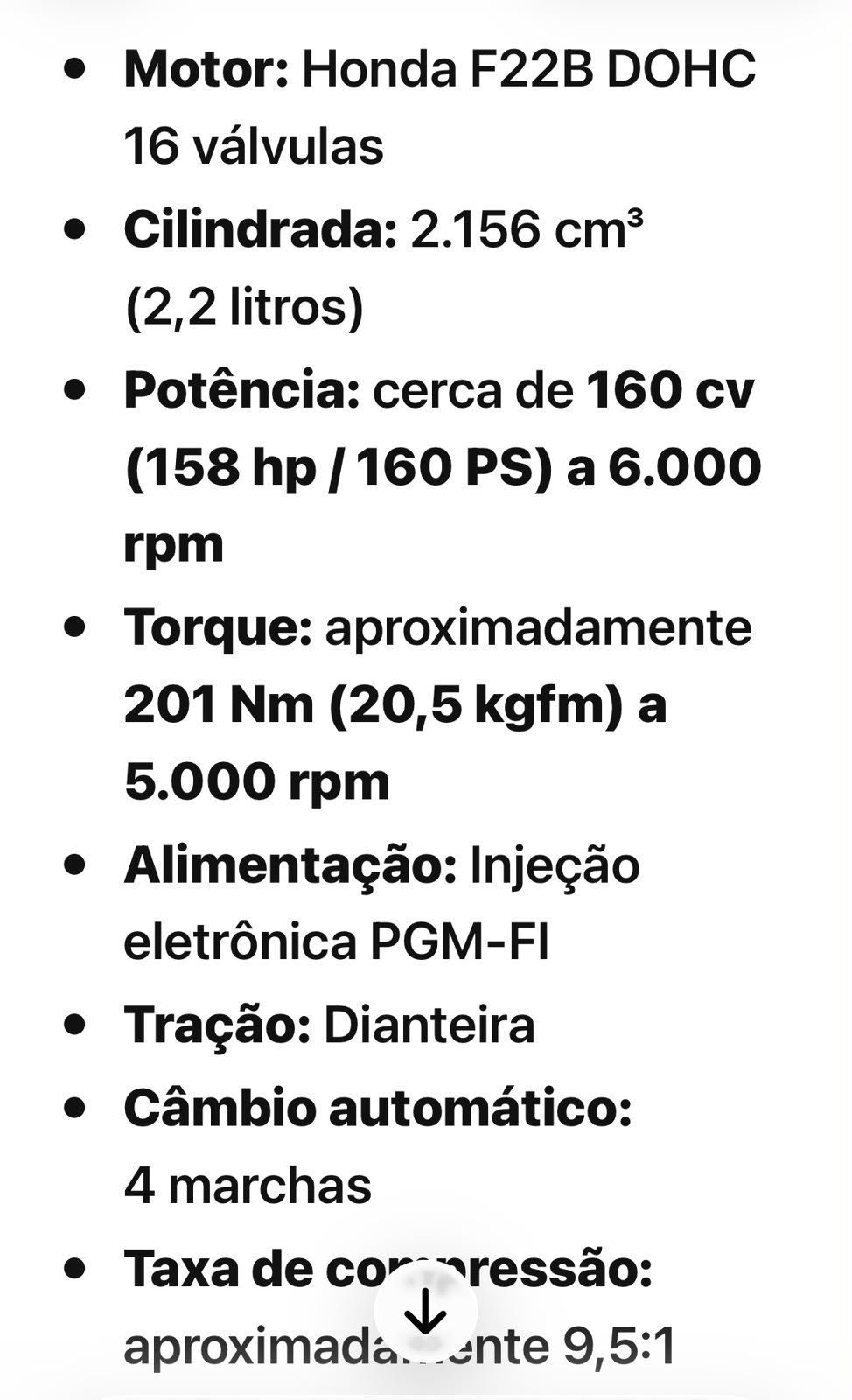 Honda Prelude S 1992 — foto do lote